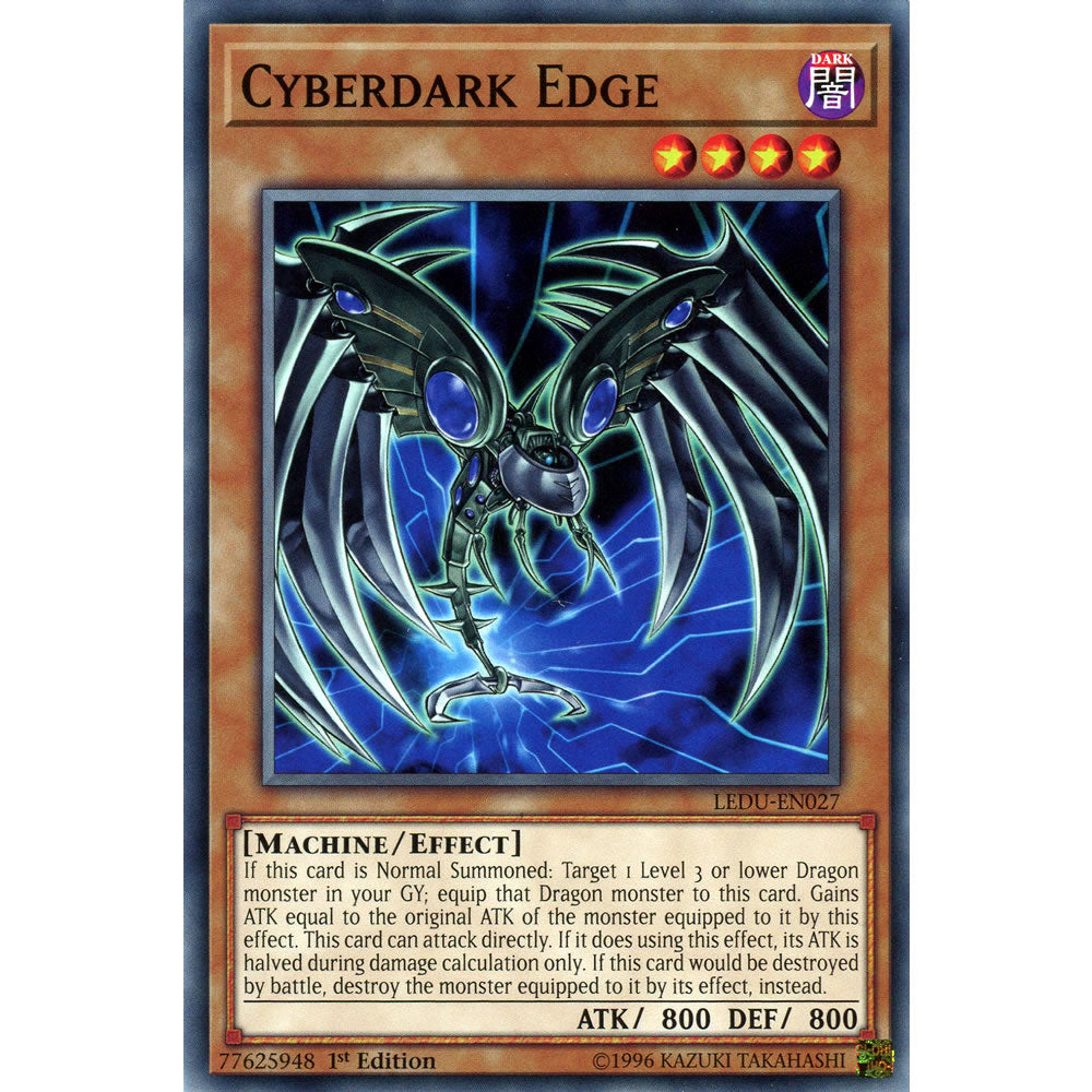 Cyberdark Edge LEDU-EN027 Yu-Gi-Oh! Card from the Legendary Duelists Set