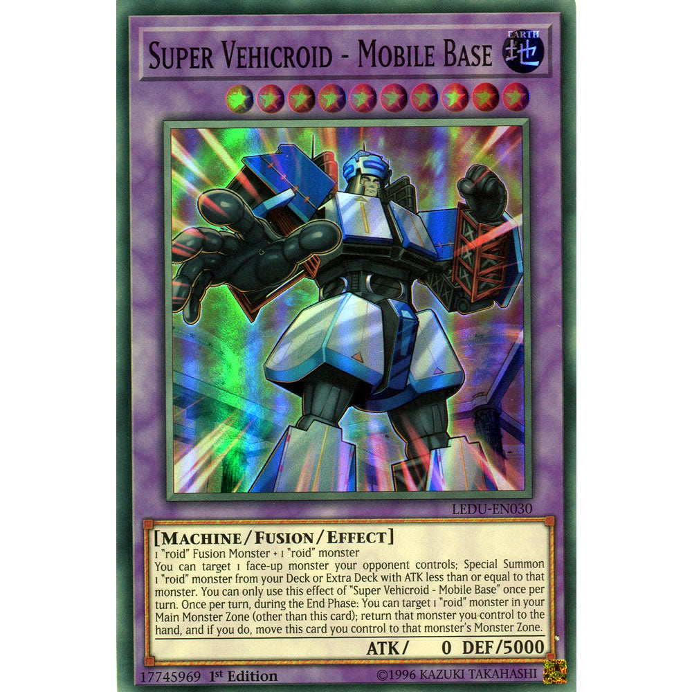 Super Vehicroid - Mobile Base LEDU-EN030 Yu-Gi-Oh! Card from the Legendary Duelists Set