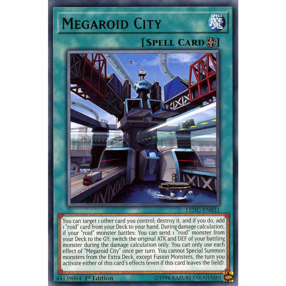 Megaroid City LEDU-EN031 Yu-Gi-Oh! Card from the Legendary Duelists Set