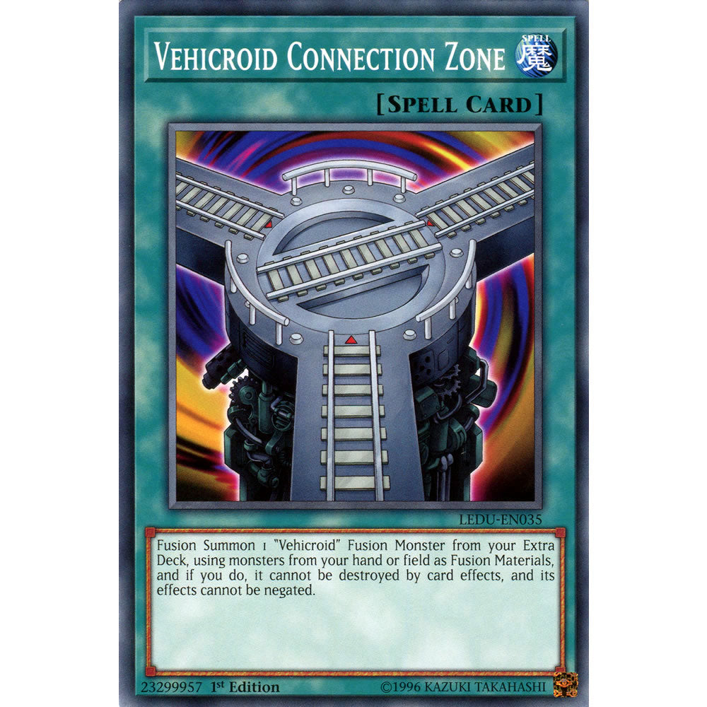 Vehicroid Connection Zone LEDU-EN035 Yu-Gi-Oh! Card from the Legendary Duelists Set
