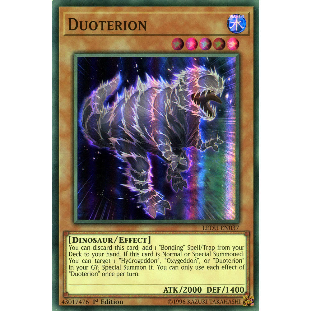 Duoterion LEDU-EN037 Yu-Gi-Oh! Card from the Legendary Duelists Set