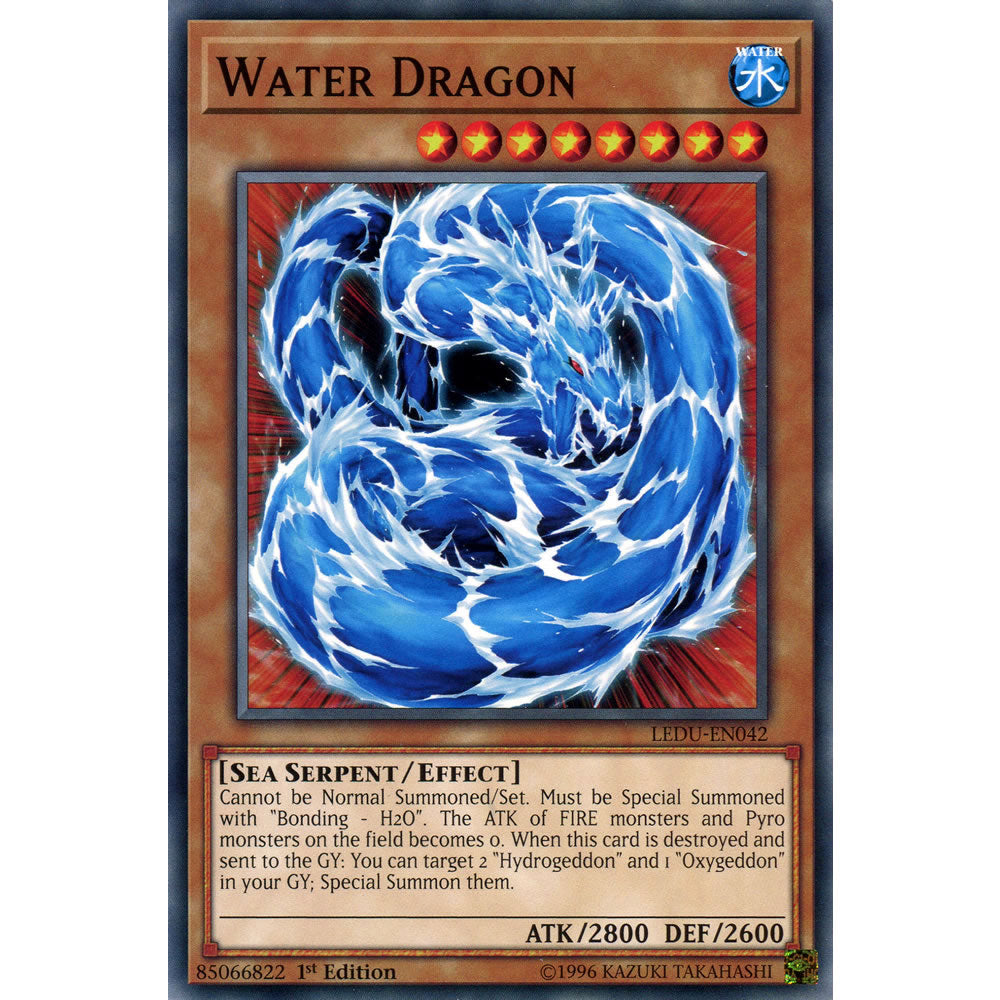 Water Dragon LEDU-EN042 Yu-Gi-Oh! Card from the Legendary Duelists Set
