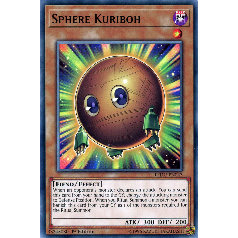 Sphere Kuriboh LEDU-EN043 Yu-Gi-Oh! Card from the Legendary Duelists Set