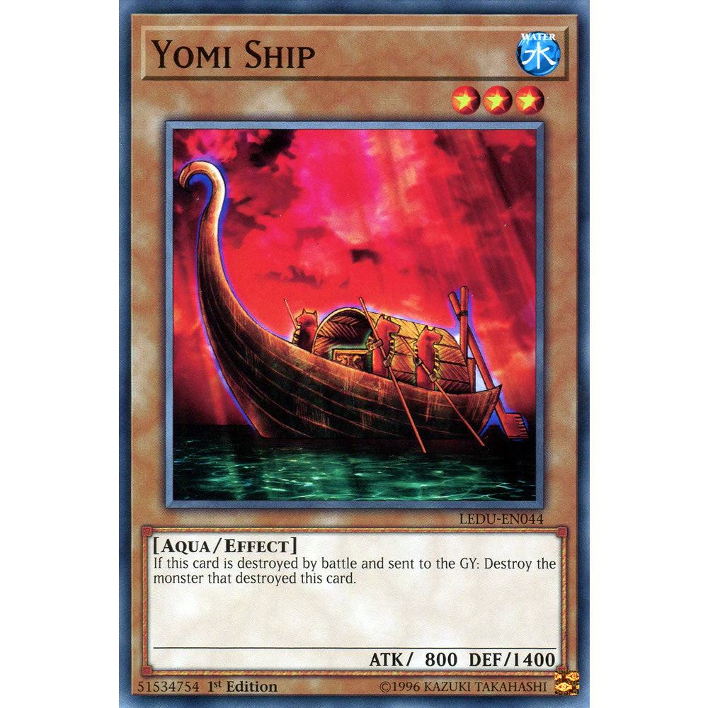 Yomi Ship LEDU-EN044 Yu-Gi-Oh! Card from the Legendary Duelists Set