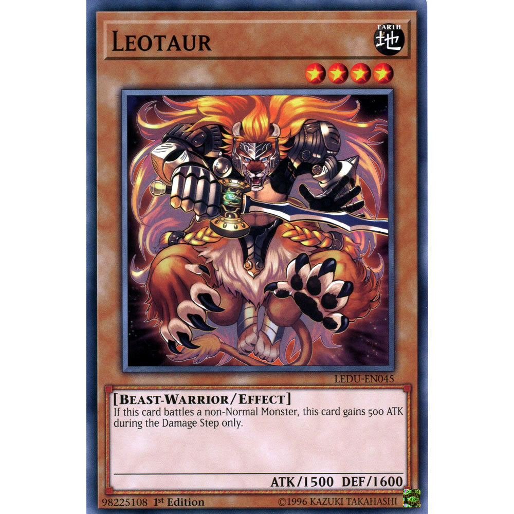 Leotaur LEDU-EN045 Yu-Gi-Oh! Card from the Legendary Duelists Set