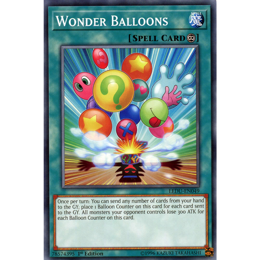 Wonder Balloons LEDU-EN049 Yu-Gi-Oh! Card from the Legendary Duelists Set