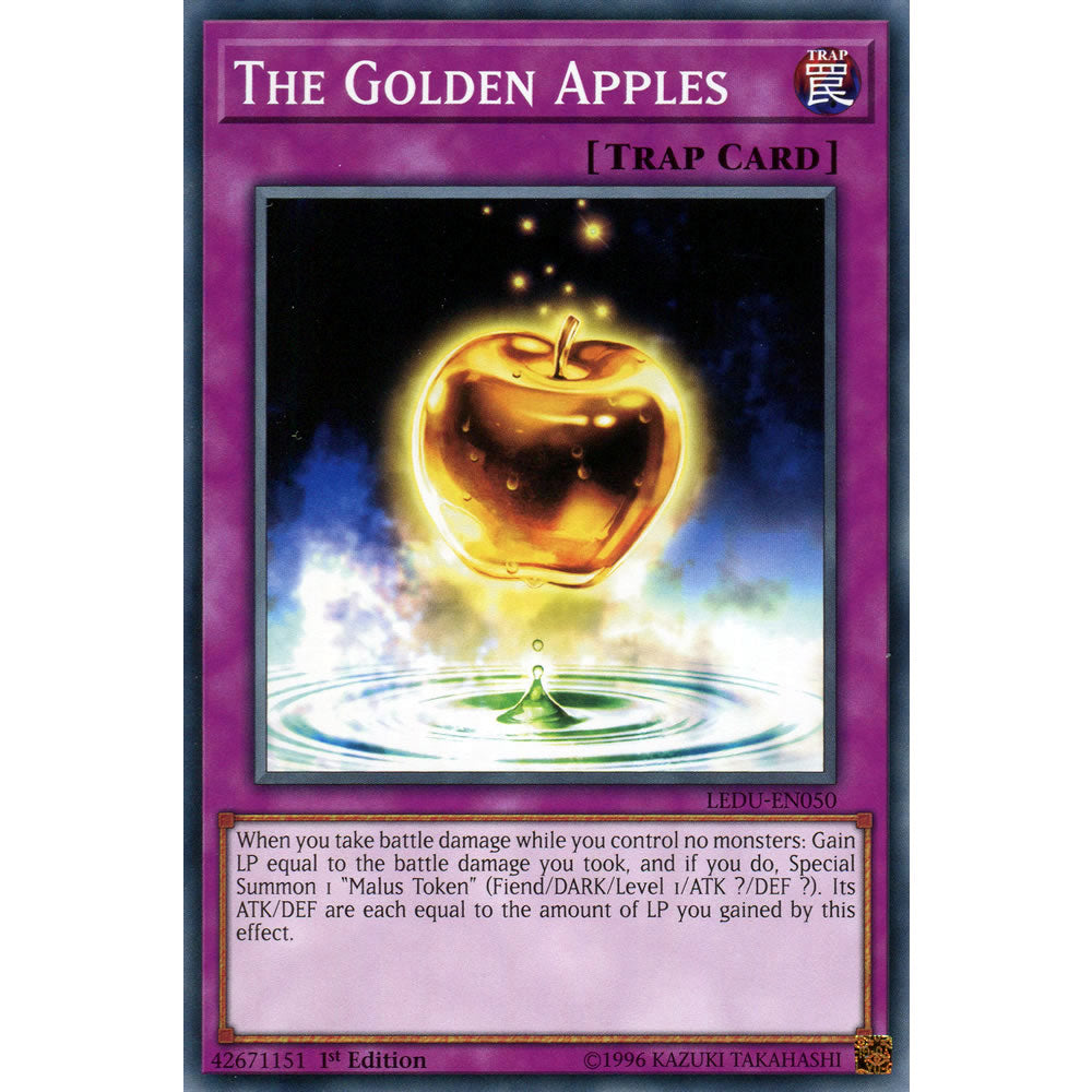 The Golden Apples LEDU-EN050 Yu-Gi-Oh! Card from the Legendary Duelists Set