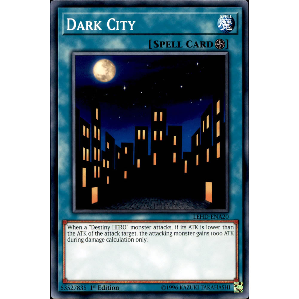 Dark City LEHD-ENA20 Yu-Gi-Oh! Card from the Legendary Hero Decks Set