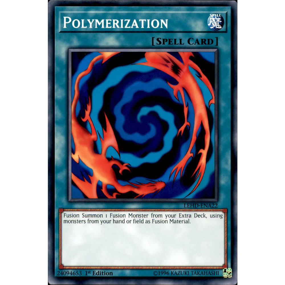 Polymerization LEHD-ENA22 Yu-Gi-Oh! Card from the Legendary Hero Decks Set