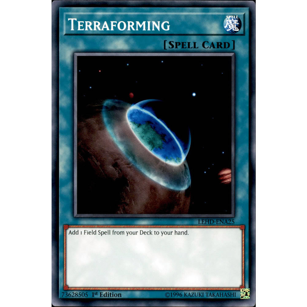 Terraforming LEHD-ENA25 Yu-Gi-Oh! Card from the Legendary Hero Decks Set