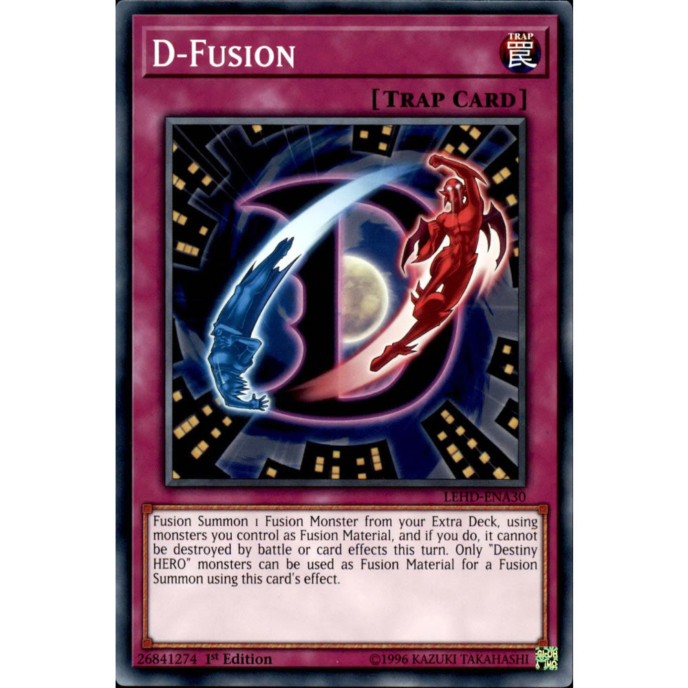 D - Fusion LEHD-ENA30 Yu-Gi-Oh! Card from the Legendary Hero Decks Set