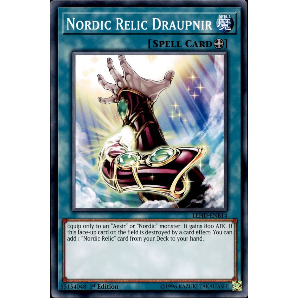 Nordic Relic Draupnir LEHD-ENB14 Yu-Gi-Oh! Card from the Legendary Hero Decks Set