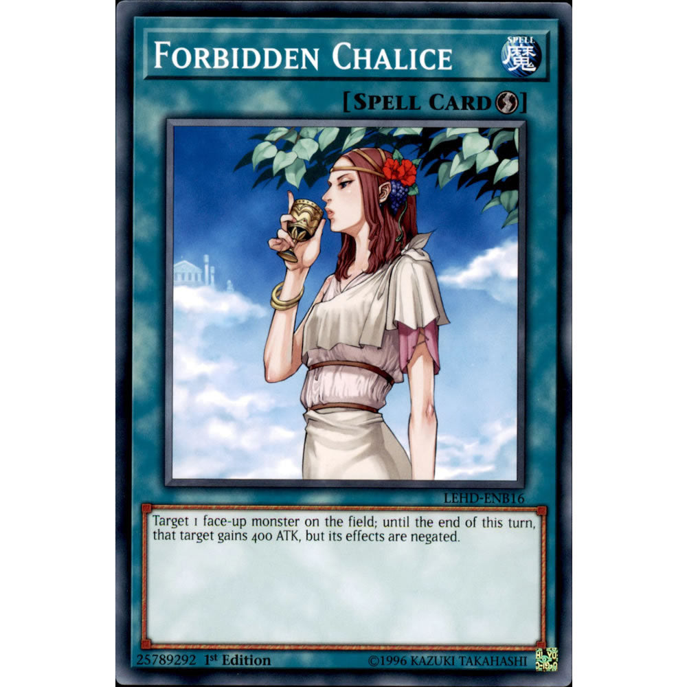 Forbidden Chalice LEHD-ENB16 Yu-Gi-Oh! Card from the Legendary Hero Decks Set