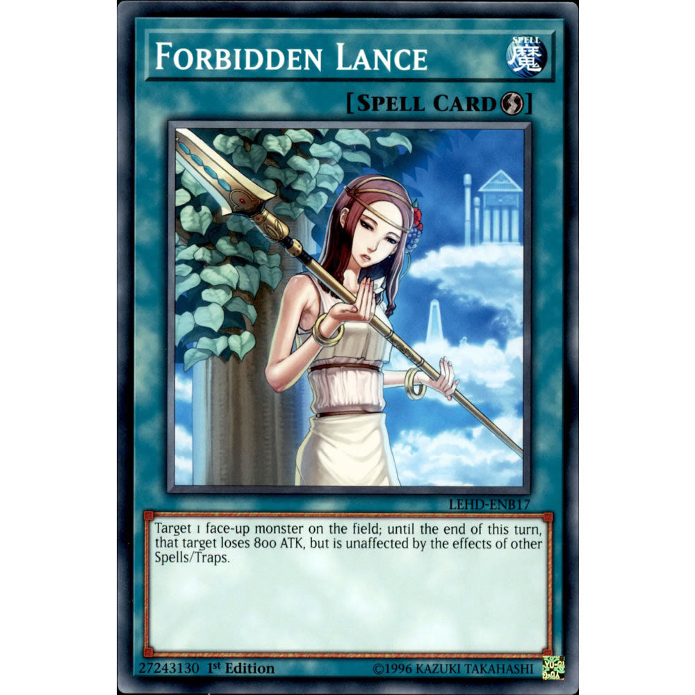 Forbidden Lance LEHD-ENB17 Yu-Gi-Oh! Card from the Legendary Hero Decks Set