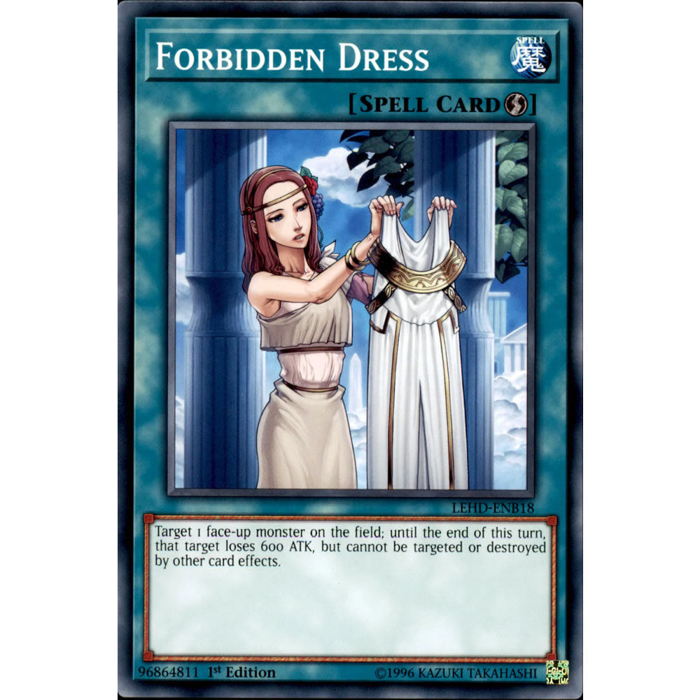 Forbidden Dress LEHD-ENB18 Yu-Gi-Oh! Card from the Legendary Hero Decks Set