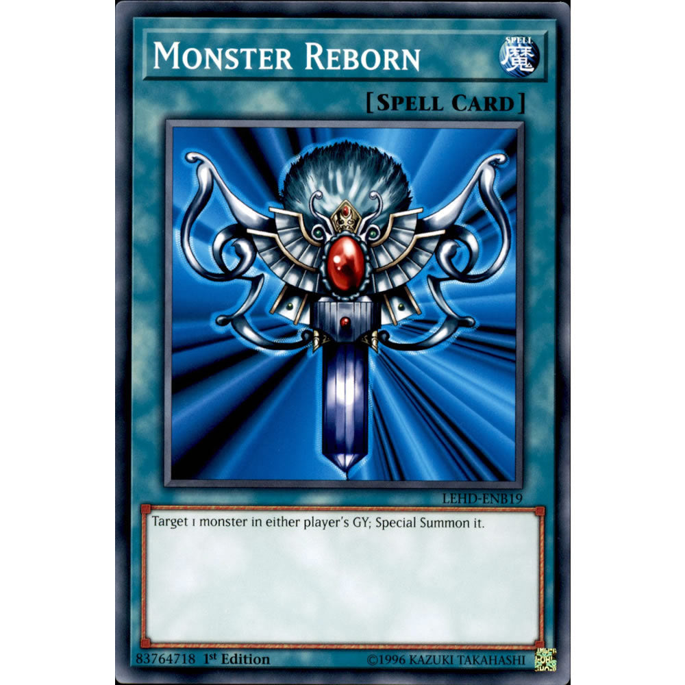Monster Reborn LEHD-ENB19 Yu-Gi-Oh! Card from the Legendary Hero Decks Set