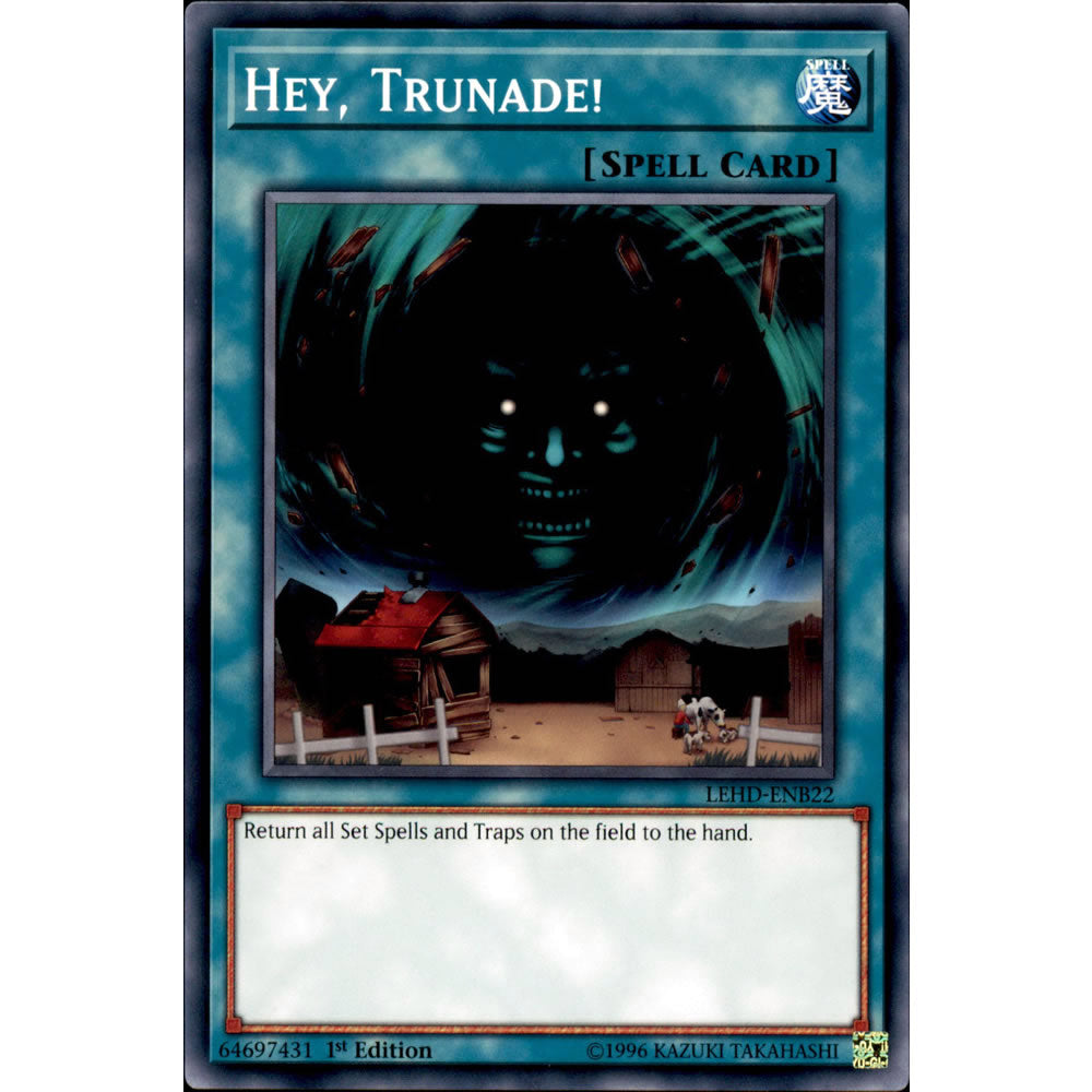 Hey, Trunade! LEHD-ENB22 Yu-Gi-Oh! Card from the Legendary Hero Decks Set