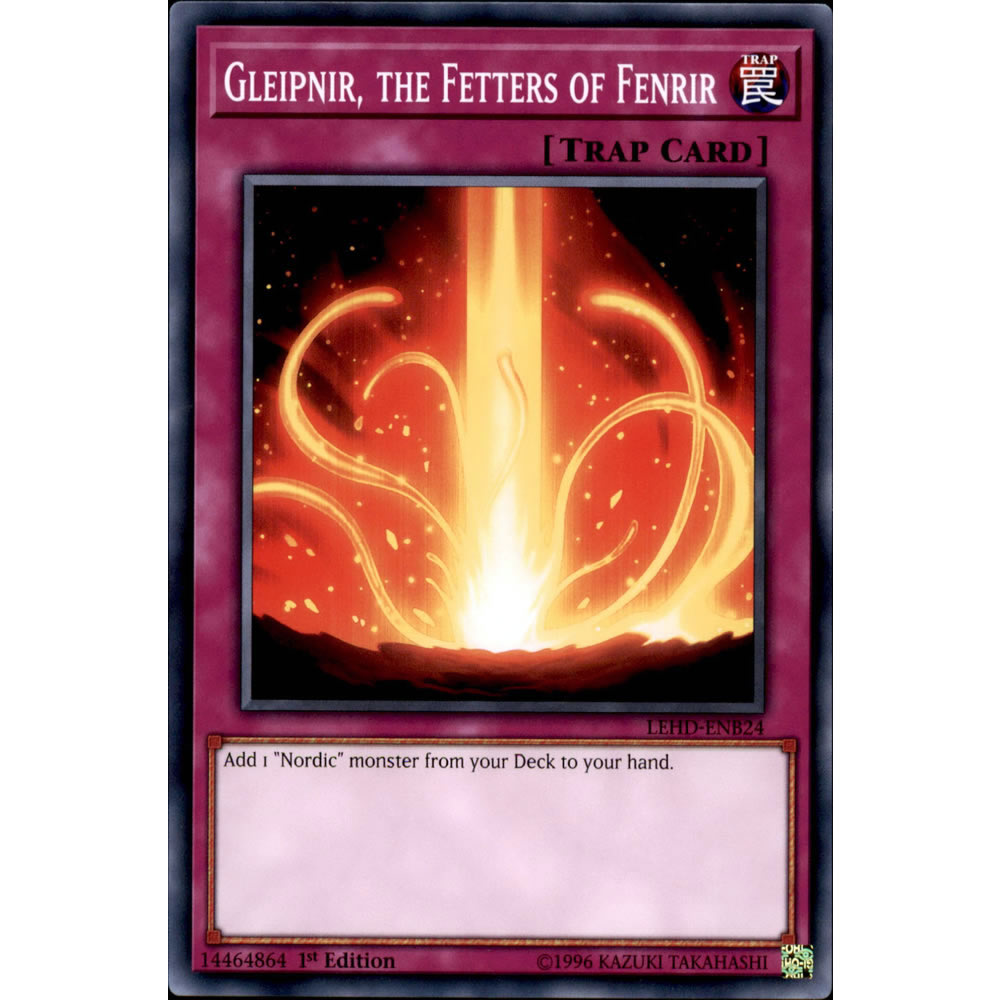 Gleipnir, The Fetters of Fenrir LEHD-ENB24 Yu-Gi-Oh! Card from the Legendary Hero Decks Set
