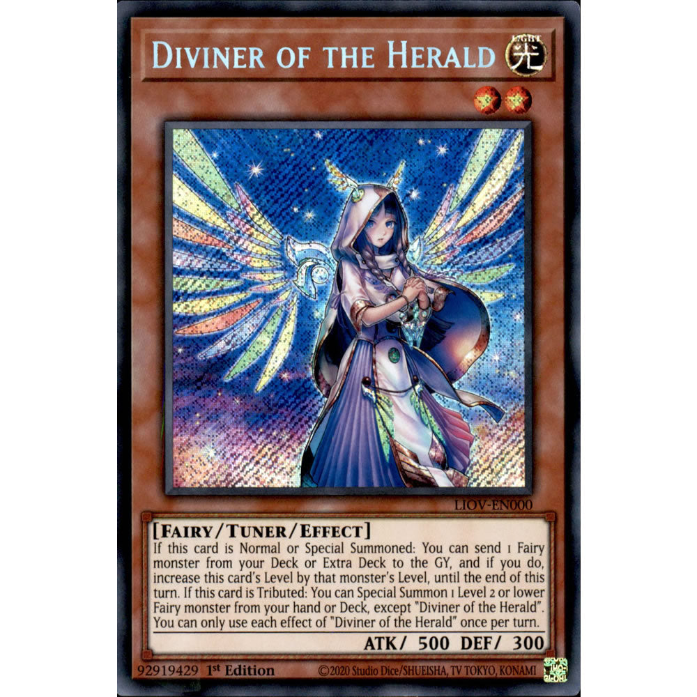Diviner of the Herald LIOV-EN000 Yu-Gi-Oh! Card from the Lightning Overdrive Set