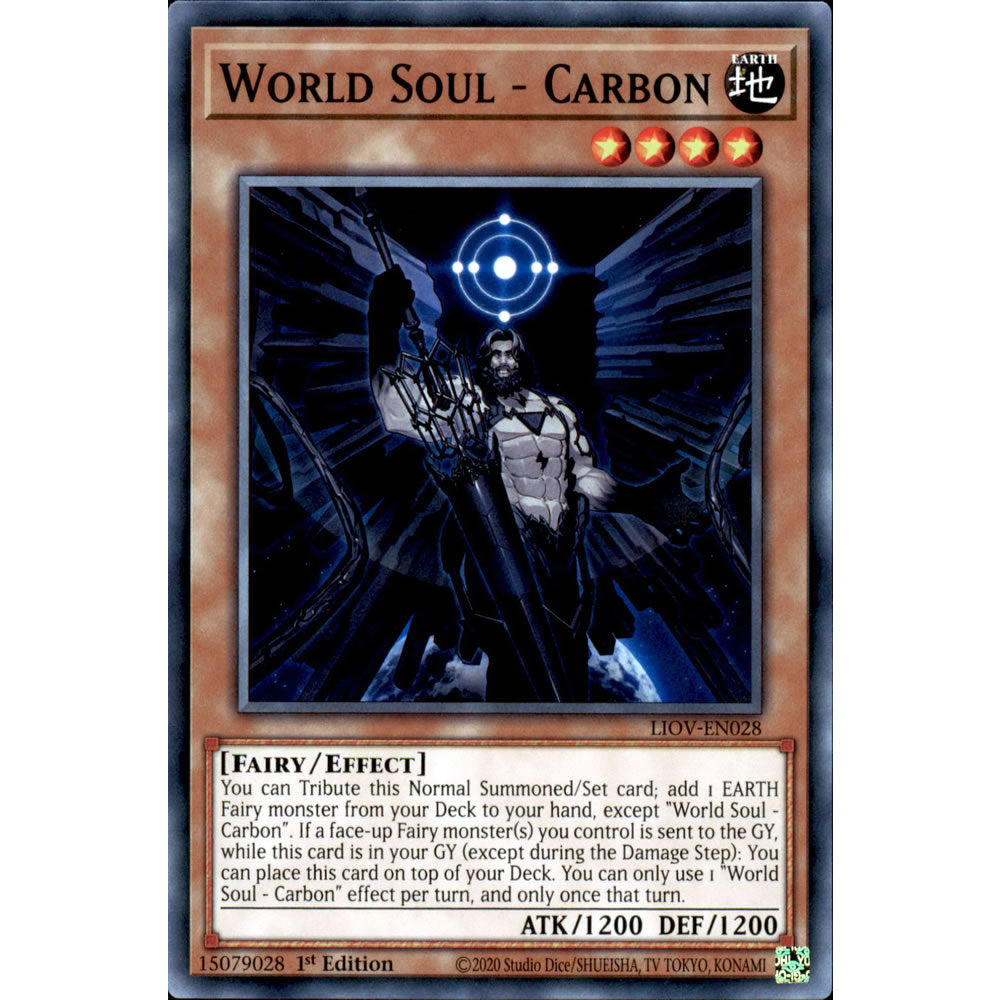 World Soul - Carbon LIOV-EN028 Yu-Gi-Oh! Card from the Lightning Overdrive Set