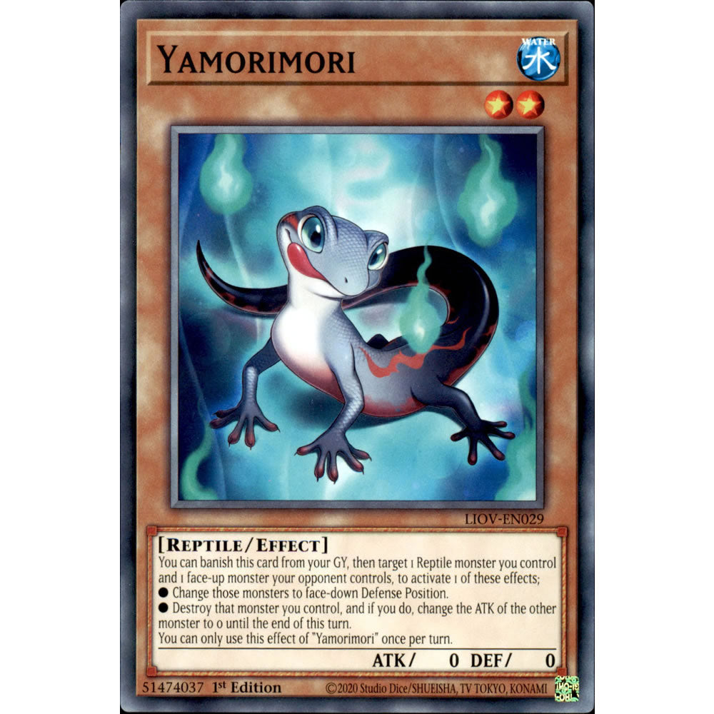 Yamorimori LIOV-EN029 Yu-Gi-Oh! Card from the Lightning Overdrive Set