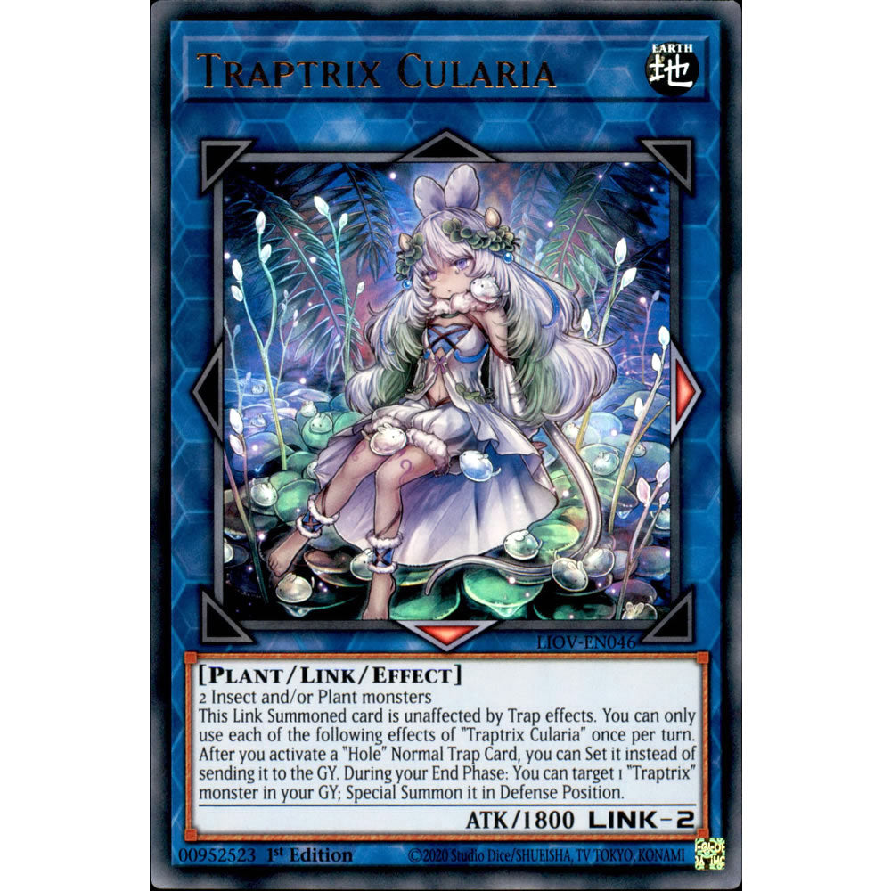 Traptrix Cularia LIOV-EN046 Yu-Gi-Oh! Card from the Lightning Overdrive Set