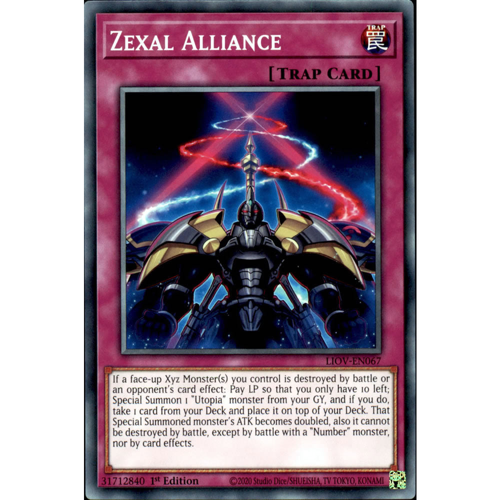 Zexal Alliance LIOV-EN067 Yu-Gi-Oh! Card from the Lightning Overdrive Set