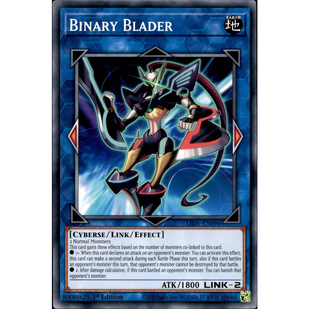 Binary Blader LIOV-EN096 Yu-Gi-Oh! Card from the Lightning Overdrive Set
