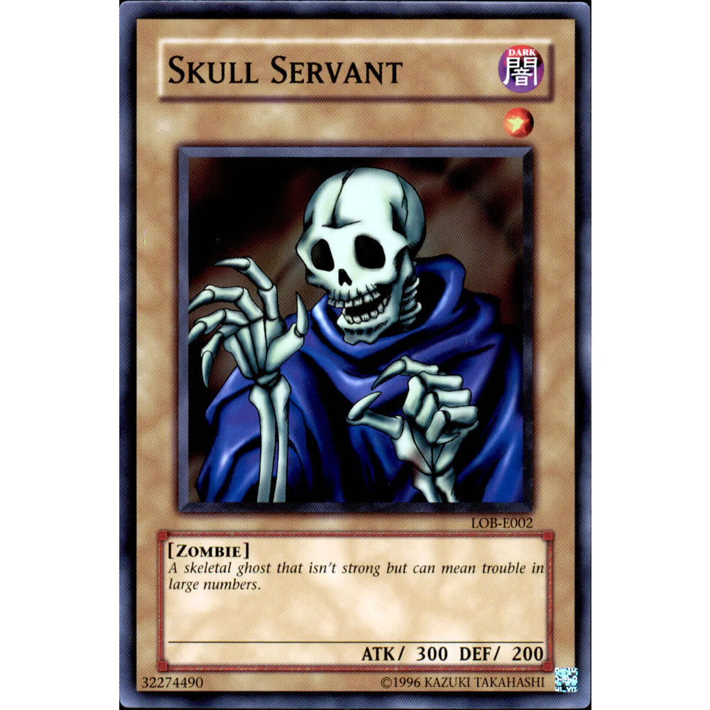 Skull Servant LOB-002 Yu-Gi-Oh! Card from the Legend of Blue Eyes White Dragon Set