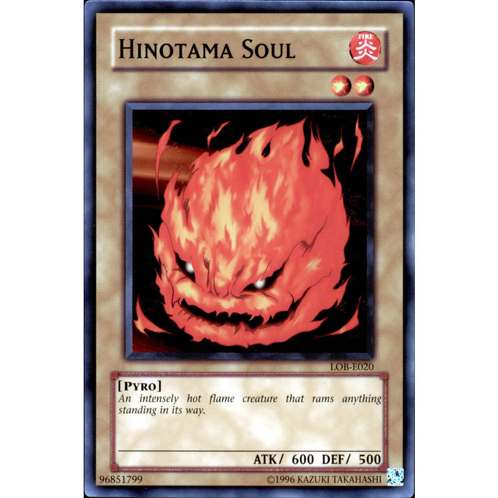 Hinotama Soul LOB-020 Yu-Gi-Oh! Card from the Legend of Blue Eyes White Dragon Set