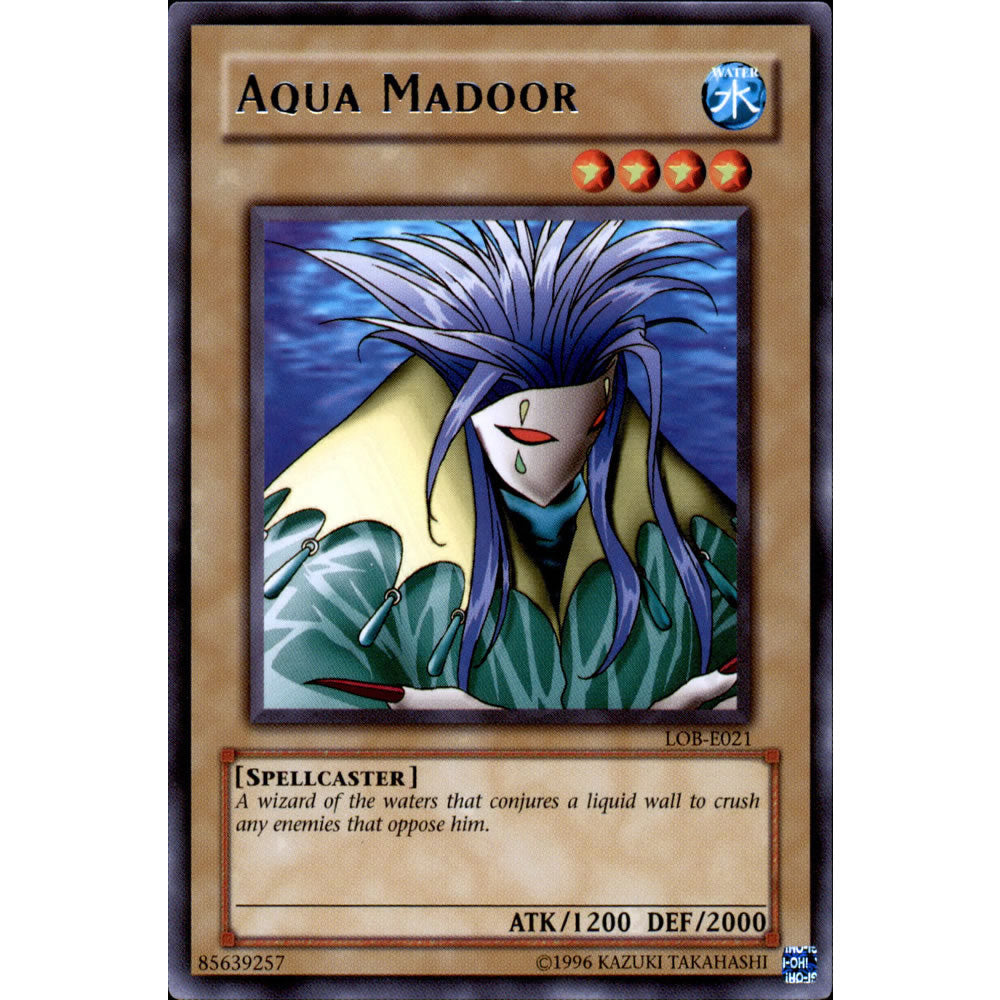 Aqua Madoor LOB-021 Yu-Gi-Oh! Card from the Legend of Blue Eyes White Dragon Set