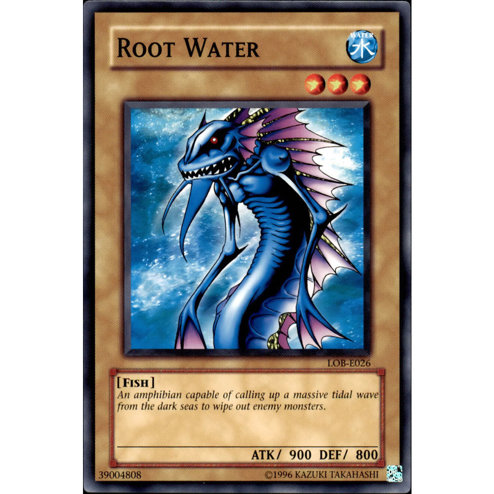 Root Water LOB-026 Yu-Gi-Oh! Card from the Legend of Blue Eyes White Dragon Set