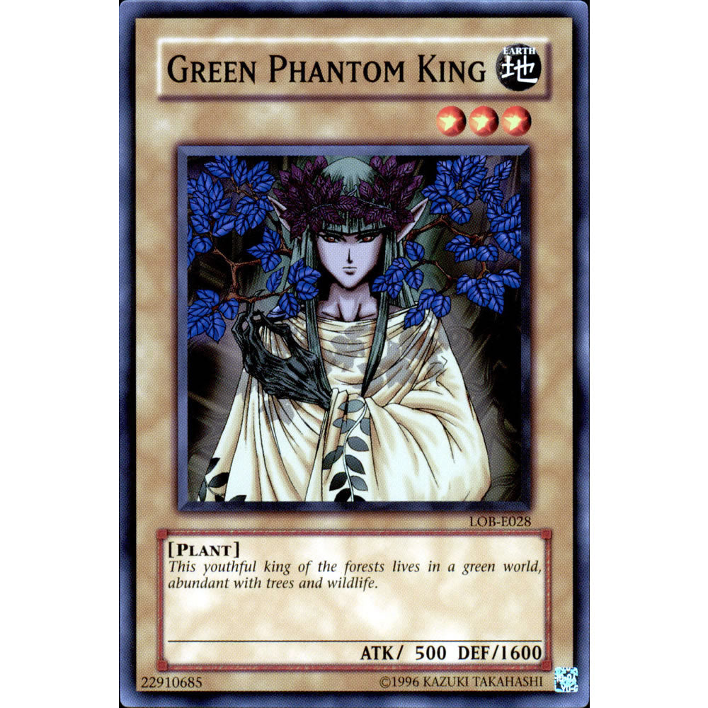 Green Phantom King LOB-028 Yu-Gi-Oh! Card from the Legend of Blue Eyes White Dragon Set