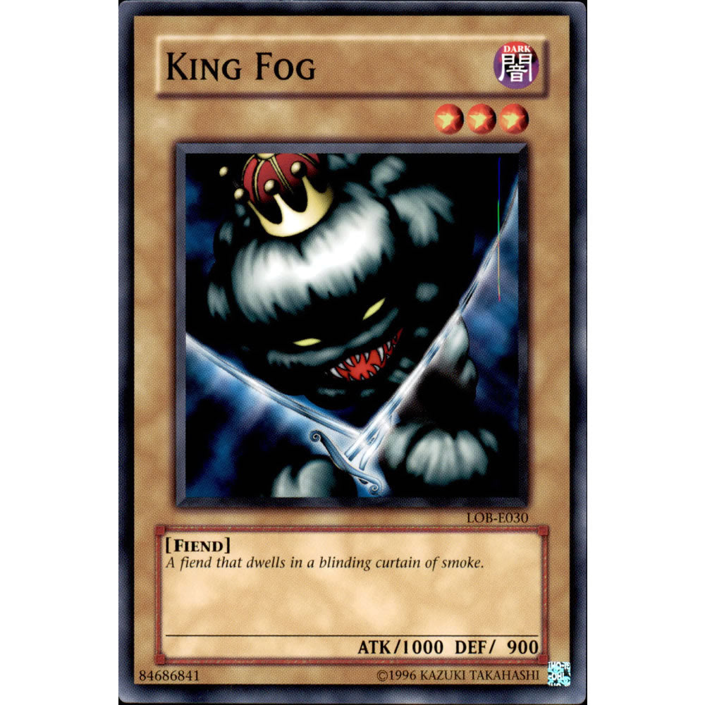 King Fog LOB-030 Yu-Gi-Oh! Card from the Legend of Blue Eyes White Dragon Set