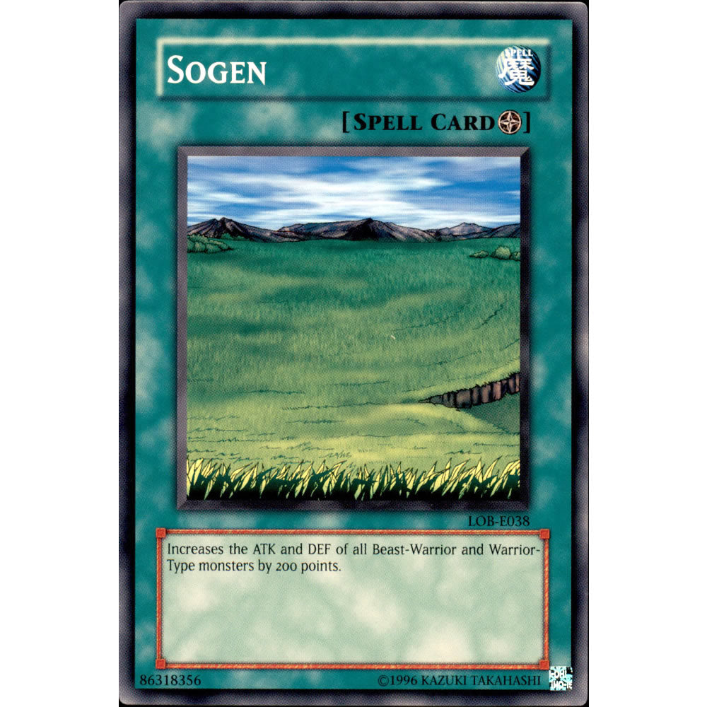 Sogen LOB-038 Yu-Gi-Oh! Card from the Legend of Blue Eyes White Dragon Set