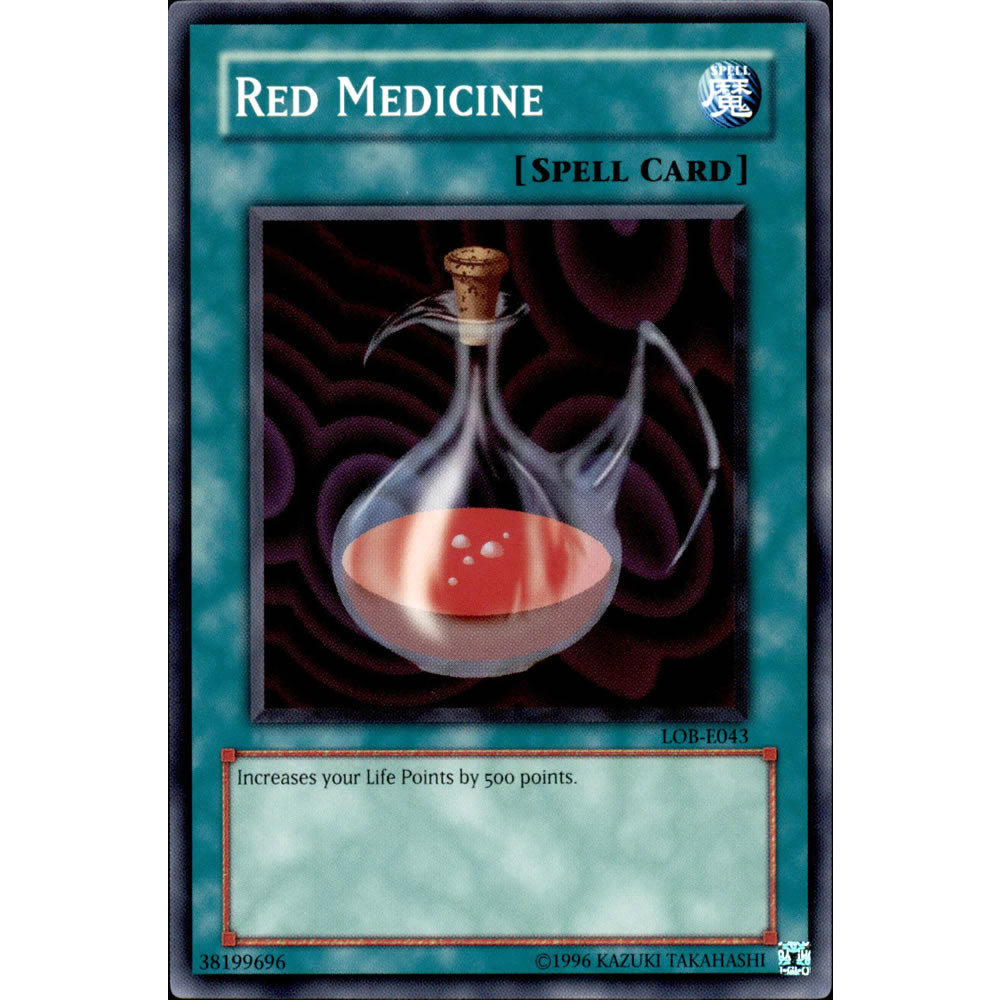 Red Medicine LOB-043 Yu-Gi-Oh! Card from the Legend of Blue Eyes White Dragon Set
