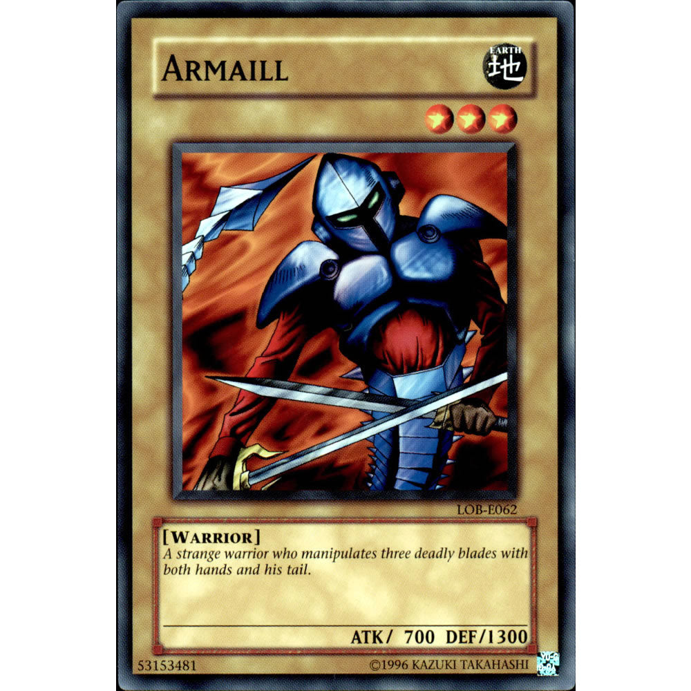 Armaill LOB-062 Yu-Gi-Oh! Card from the Legend of Blue Eyes White Dragon Set