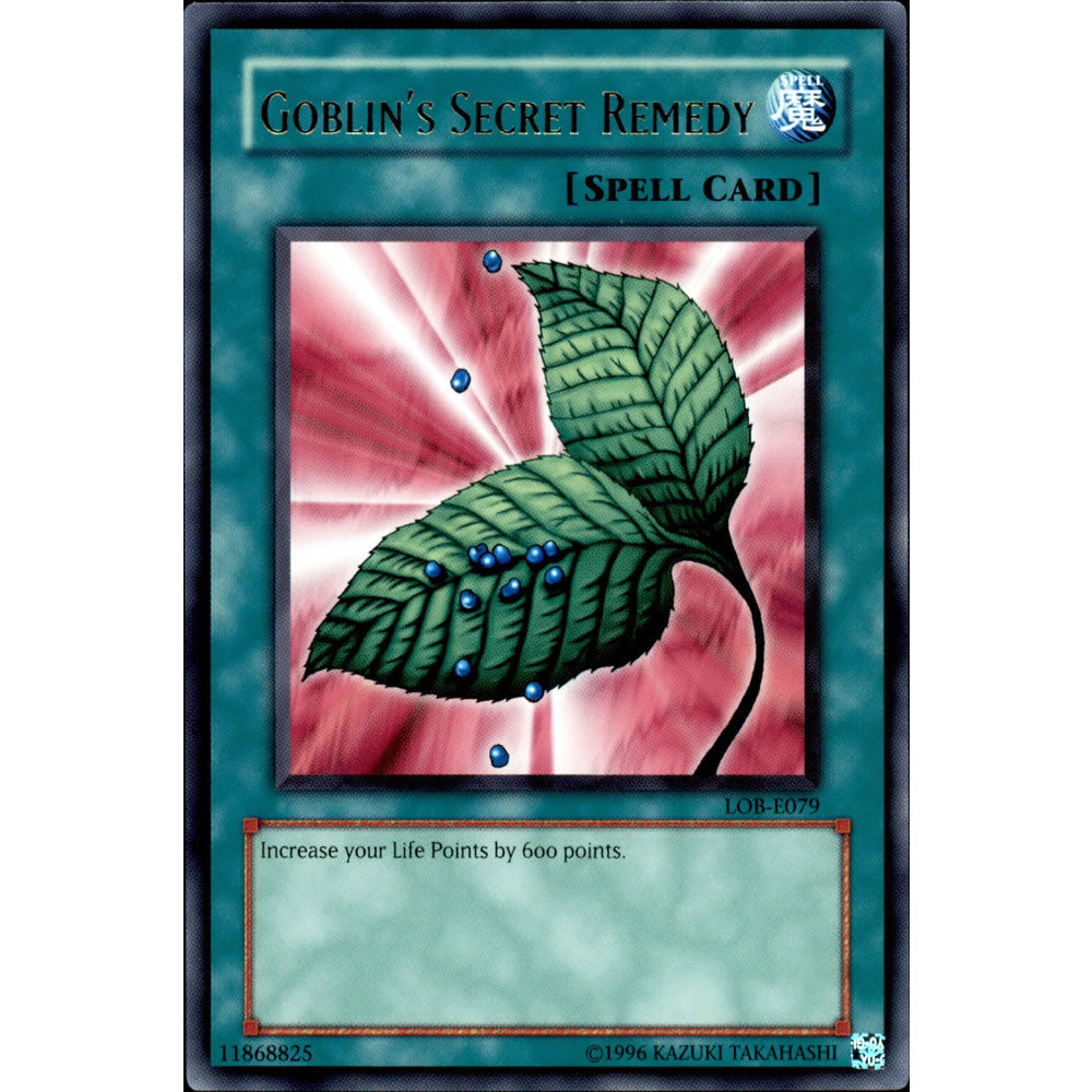 Goblin's Secret Remedy LOB-079 Yu-Gi-Oh! Card from the Legend of Blue Eyes White Dragon Set