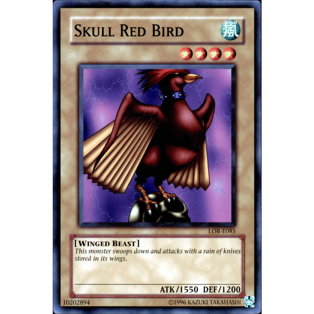 Skull Red Bird LOB-085 Yu-Gi-Oh! Card from the Legend of Blue Eyes White Dragon Set