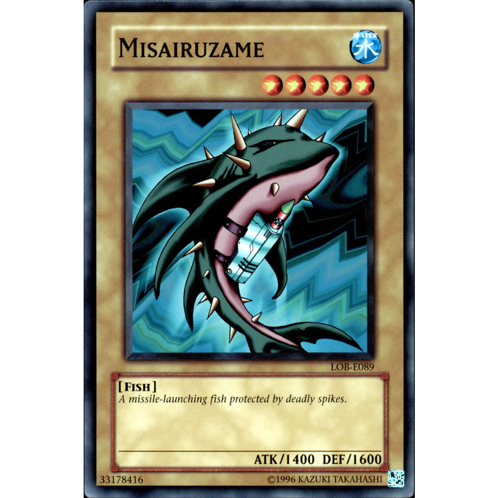 Misairuzame LOB-089 Yu-Gi-Oh! Card from the Legend of Blue Eyes White Dragon Set