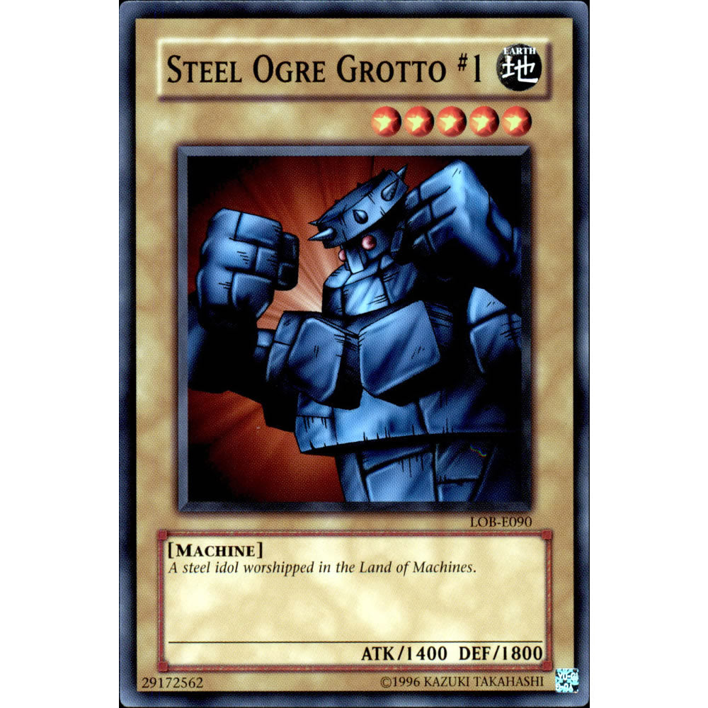 Steel Ogre Grotto #1 LOB-090 Yu-Gi-Oh! Card from the Legend of Blue Eyes White Dragon Set