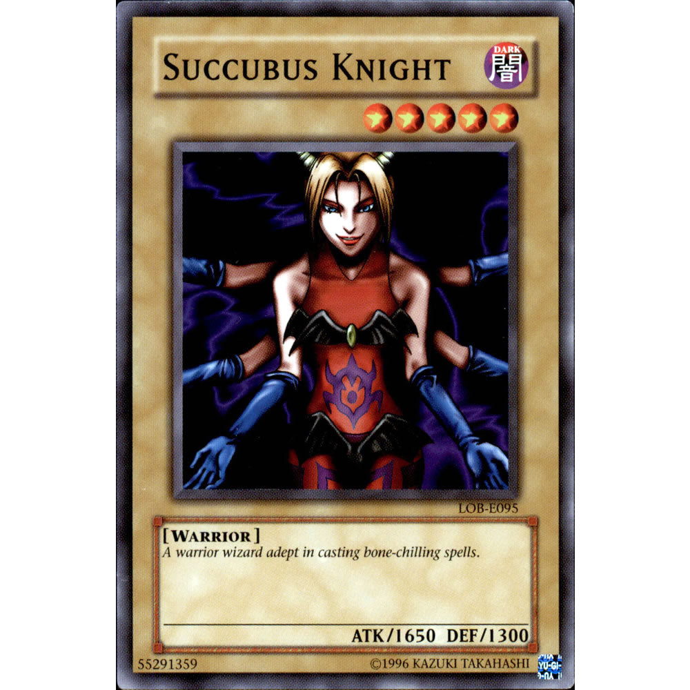 Succubus Knight LOB-095 Yu-Gi-Oh! Card from the Legend of Blue Eyes White Dragon Set