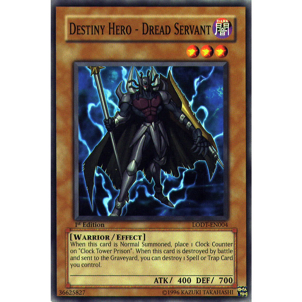 Destiny Hero - Dread Servant LODT-EN004 Yu-Gi-Oh! Card from the Light of Destruction Set