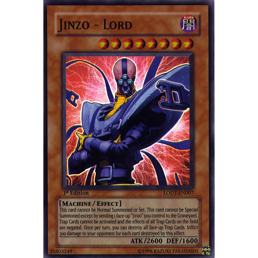Jinzo - Lord LODT-EN007 Yu-Gi-Oh! Card from the Light of Destruction Set