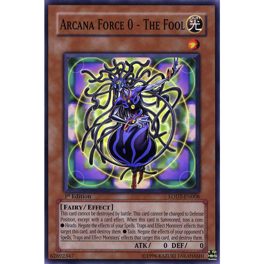 Arcana Force 0 - The Fool LODT-EN008 Yu-Gi-Oh! Card from the Light of Destruction Set