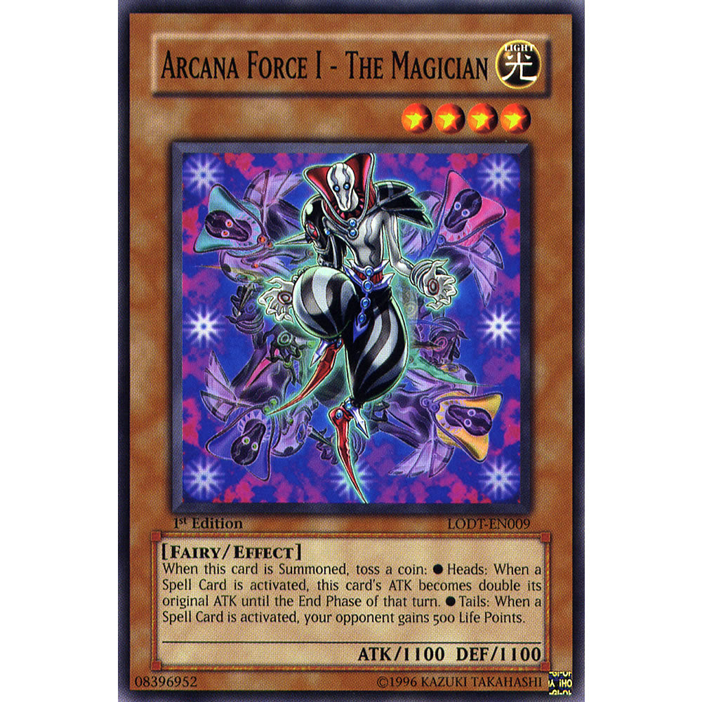 Arcana Force I - The Magician LODT-EN009 Yu-Gi-Oh! Card from the Light of Destruction Set