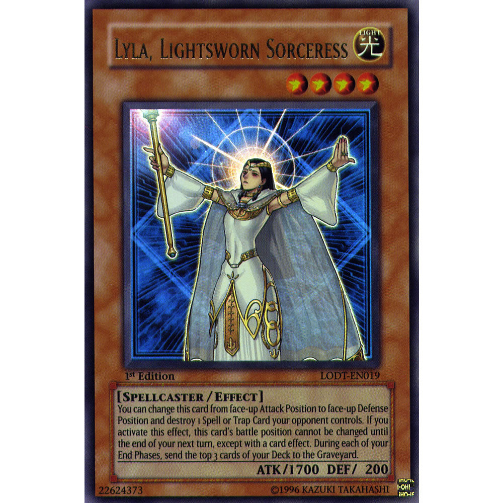 Lyla, Lightsworn Sorceress LODT-EN019 Yu-Gi-Oh! Card from the Light of Destruction Set