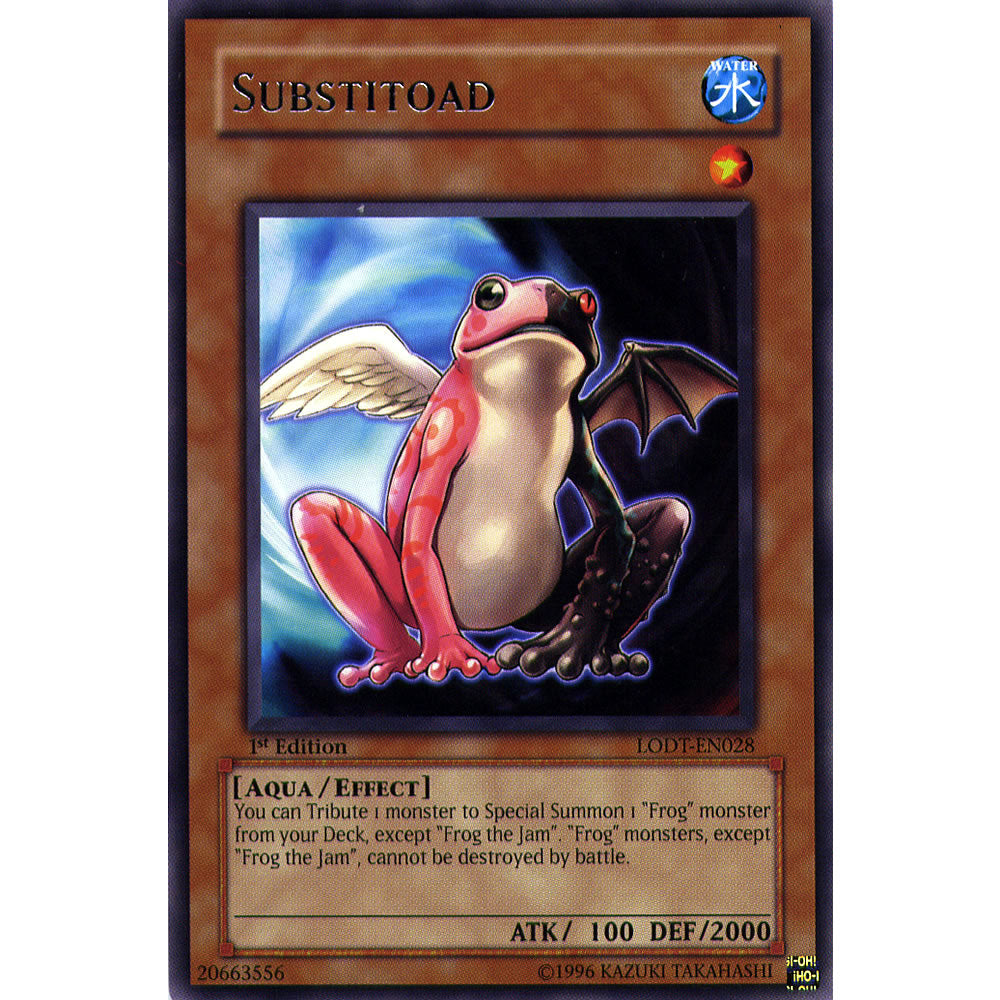 Substitoad LODT-EN028 Yu-Gi-Oh! Card from the Light of Destruction Set