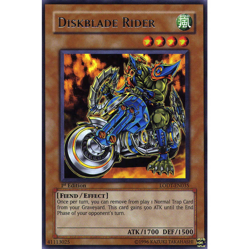 Diskblade Rider LODT-EN035 Yu-Gi-Oh! Card from the Light of Destruction Set