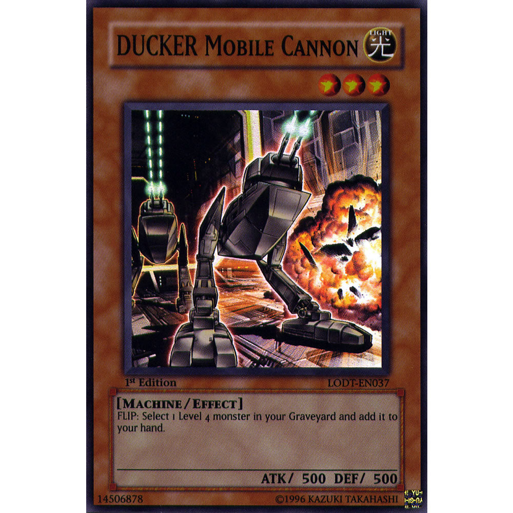 DUCKER Mobile Cannon LODT-EN037 Yu-Gi-Oh! Card from the Light of Destruction Set